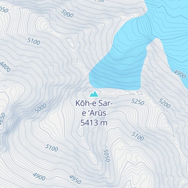 Map of Kōh-e Sar-e ‘Arūs