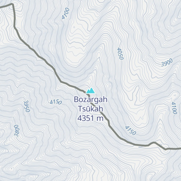 Map of Bozargah Tsūkah