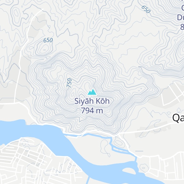 Map of Siyāh Kōh