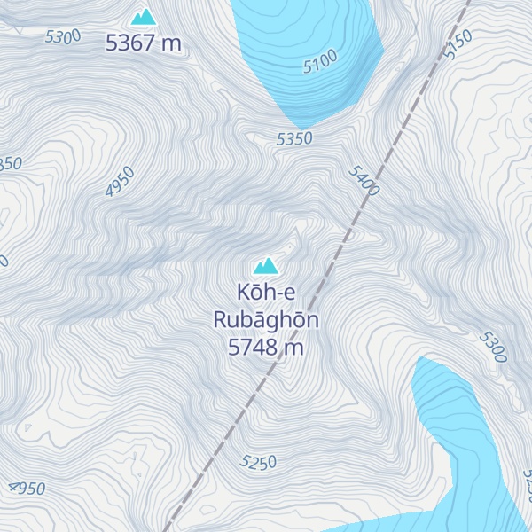 Map of Kōh-e Rubāghōn