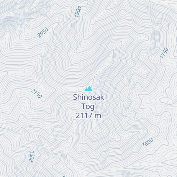 Map of Shinosak Tog‘