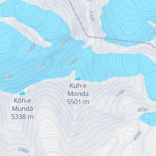 Map of Kuh-e Monda