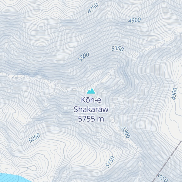 Map of Kōh-e Shakarāw