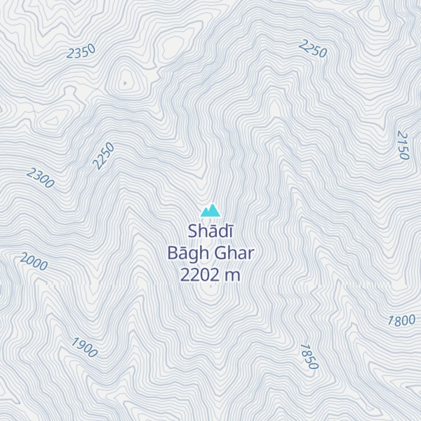 Map of Shādī Bāgh Ghar
