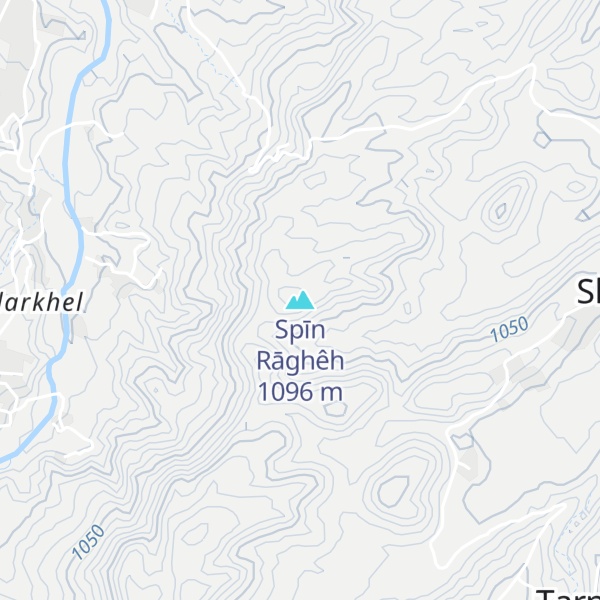 Map of Spīn Rāghêh