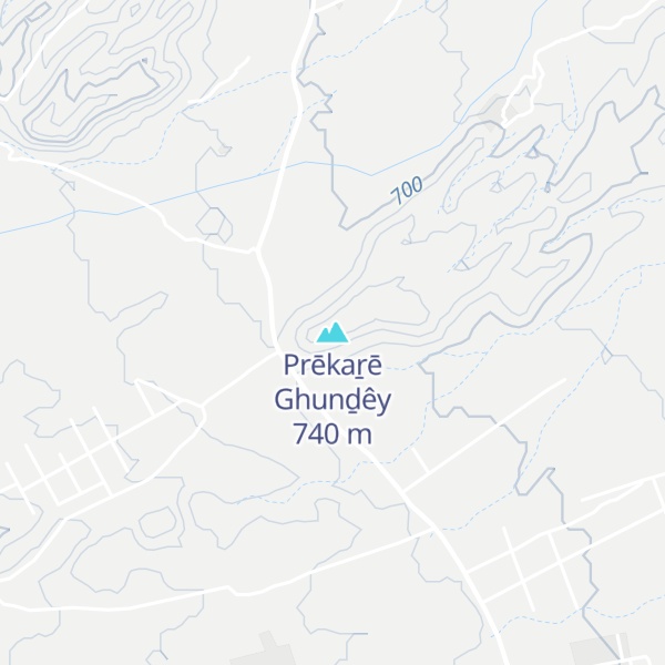 Map of Prēkaṟē Ghunḏêy