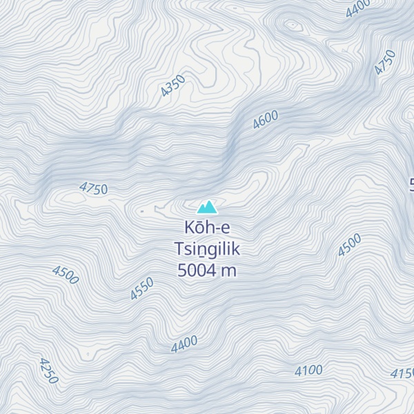 Map of Kōh-e Tsiṉgilik