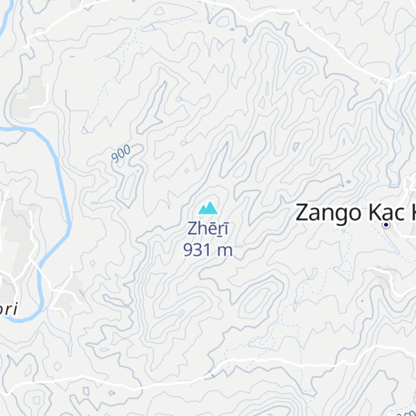 Map of Zhēṟī