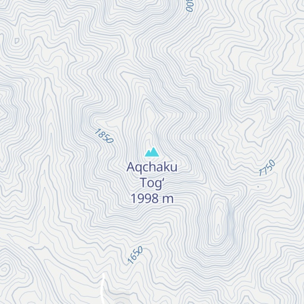 Map of Aqchaku Tog‘