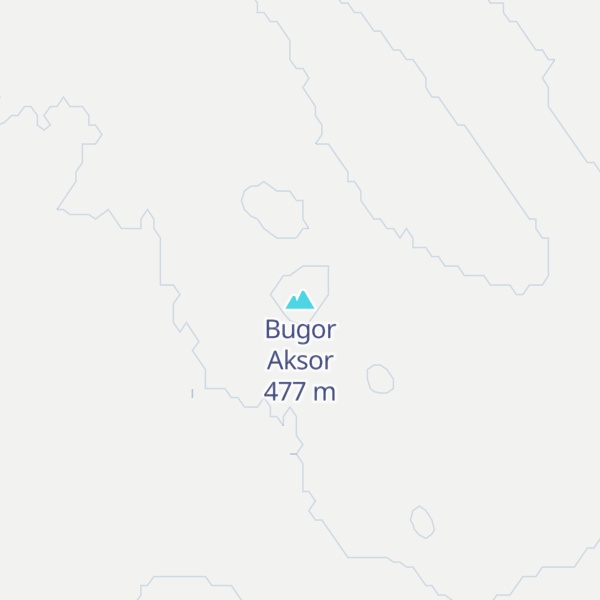 Map of Bugor Aksor