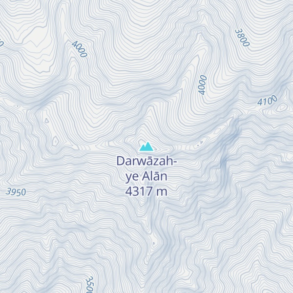 Map of Darwāzah-ye Alān