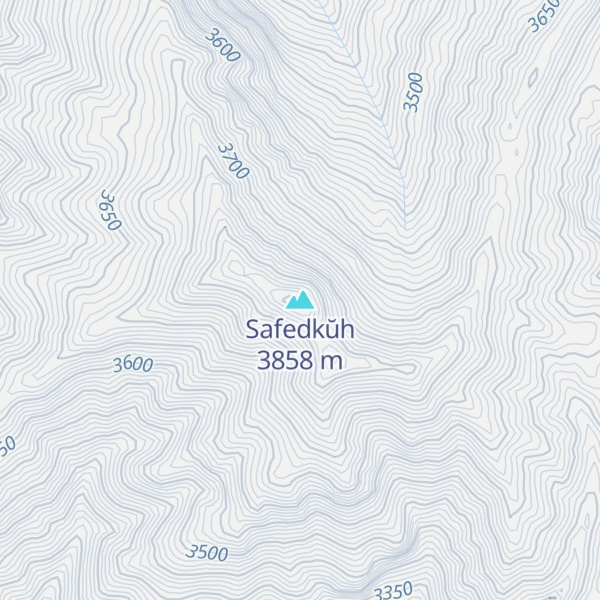 Map of Safedkŭh
