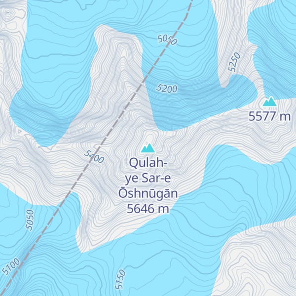 Map of Qulah-ye Sar-e Ōshnūgān