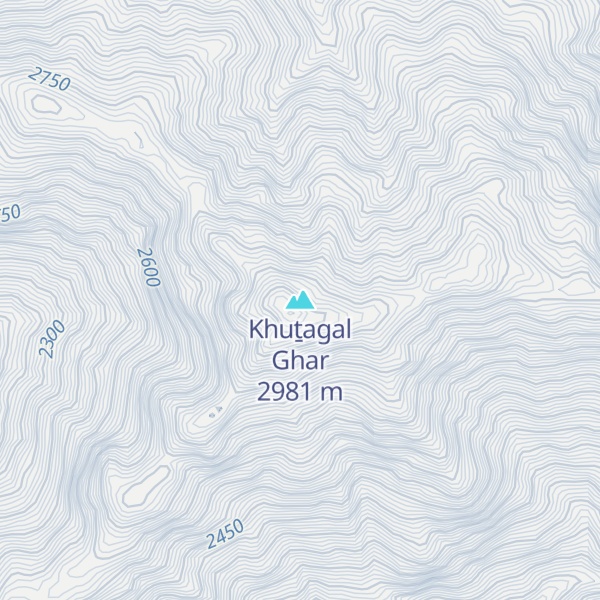 Map of Khuṯagal Ghar