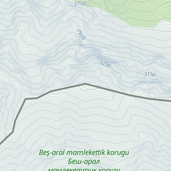 Map of Aқtash - Aktash