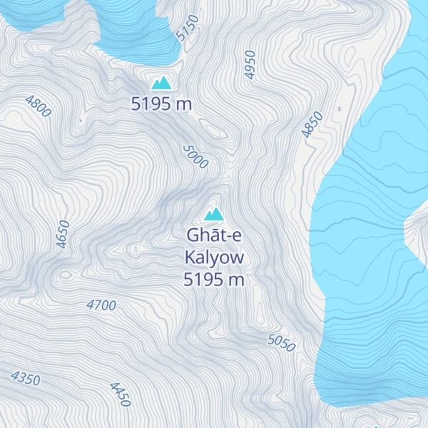 Map of Ghāt-e Kalyow