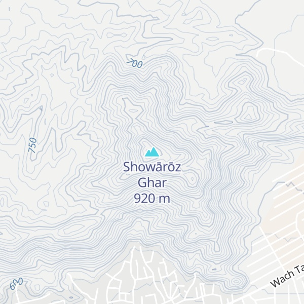 Map of Showārōz Ghar