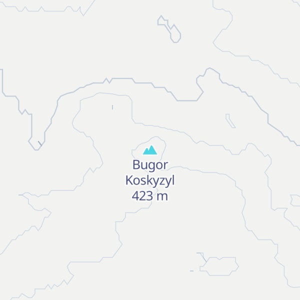 Map of Bugor Koskyzyl