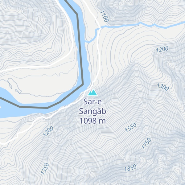 Map of Sar-e Sangāb