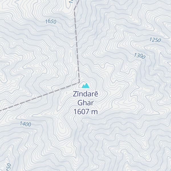 Map of Zīndarē Ghar
