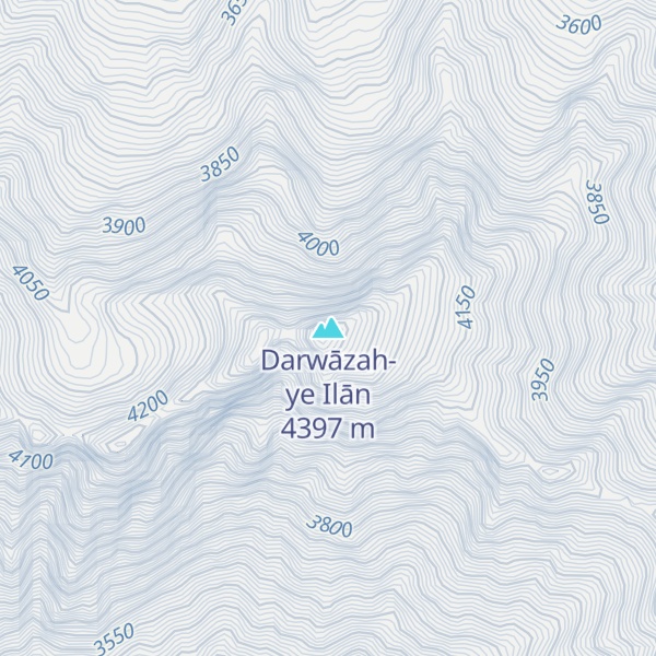 Map of Darwāzah-ye Ilān