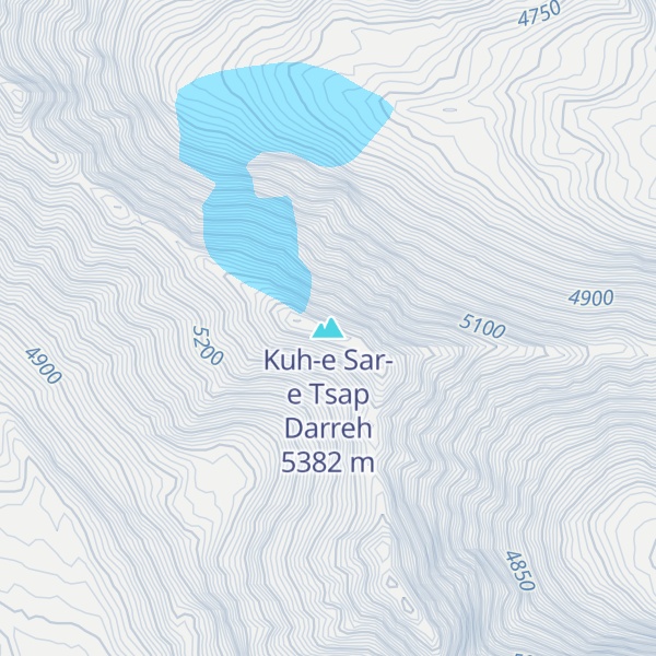 Map of Kuh-e Sar-e Tsap Darreh