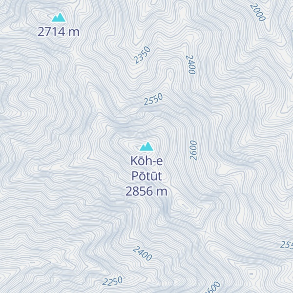 Map of Kōh-e Pōtūt