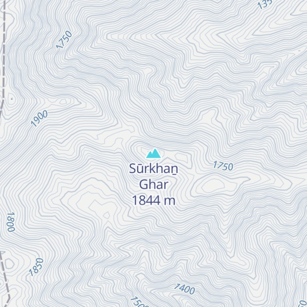 Map of Sūrkhaṉ Ghar