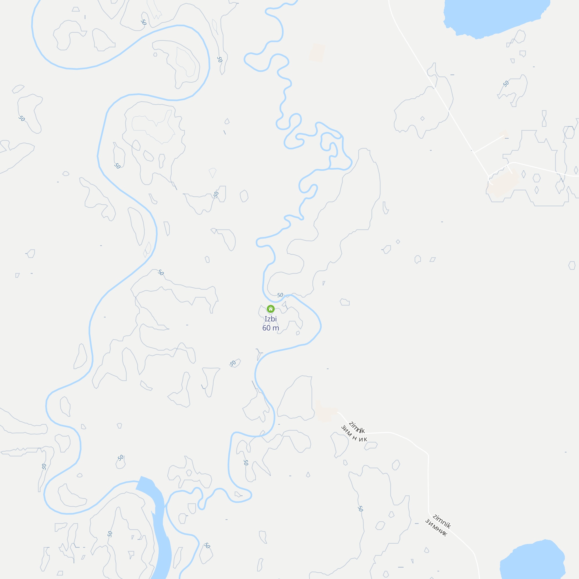 Izba map