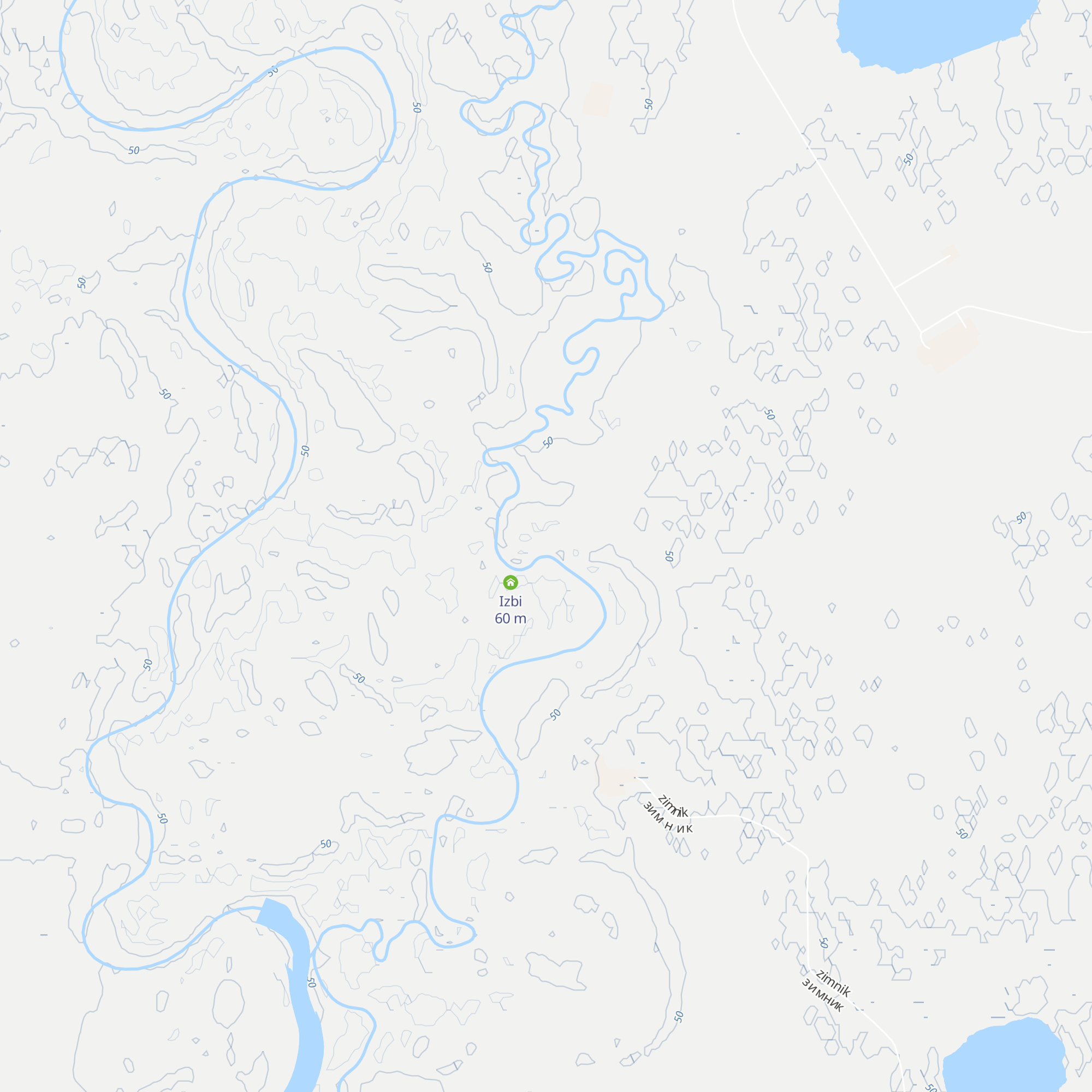 Izba map