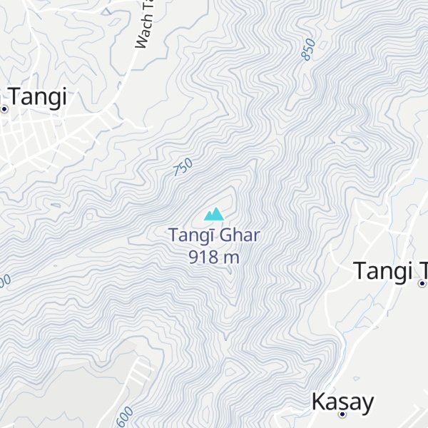 Map of Tangī Ghar
