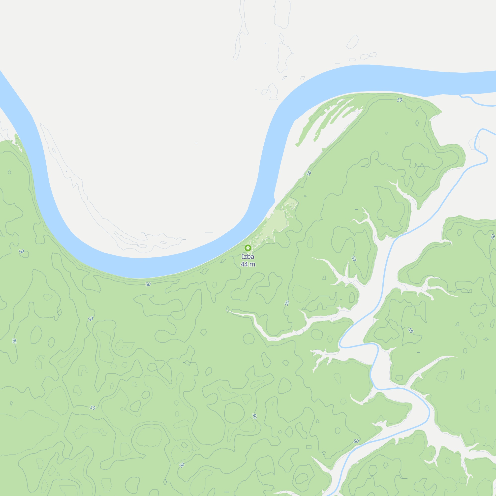 Izba map