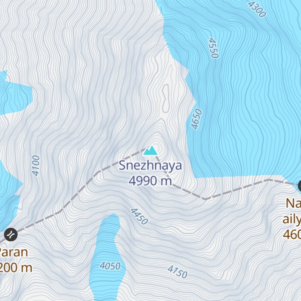 Map of Snezhnaya