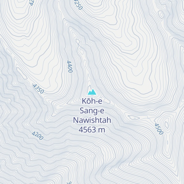 Map of Kōh-e Sang-e Nawishtah