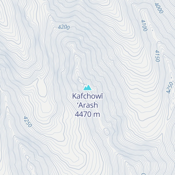 Map of Kafchowī ‘Arash