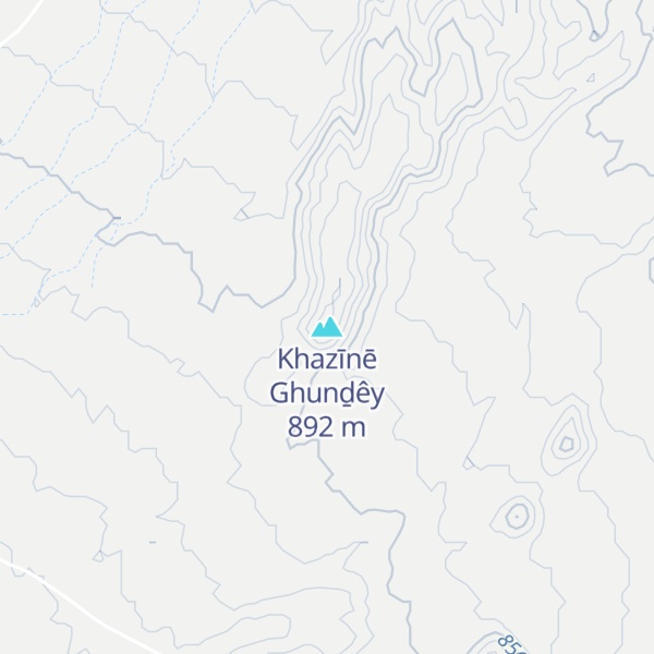 Map of Khazīnē Ghunḏêy