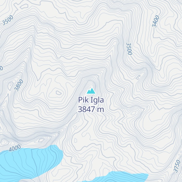 Map of Pik Igla