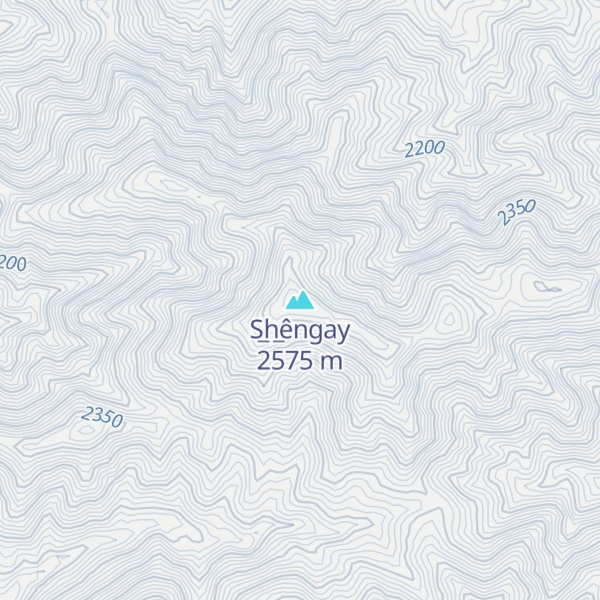 Map of S̲h̲êngay