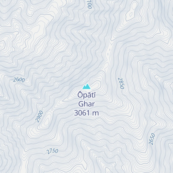 Map of Ōpātī Ghar