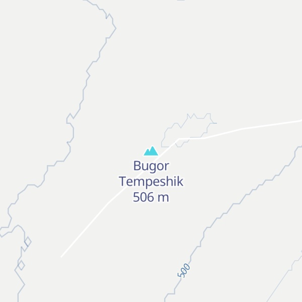 Map of Bugor Tempeshik