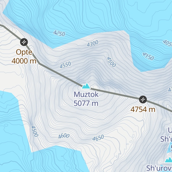 Map of Muztok