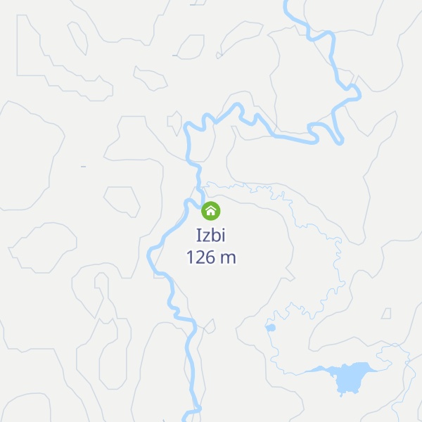 Map of Izbi