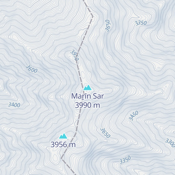 Map of Maṟīn Sar