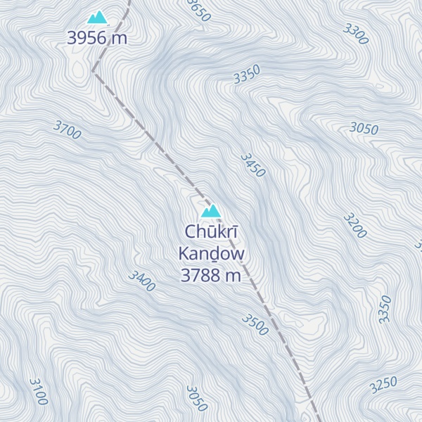 Map of Chūkrī Kanḏow