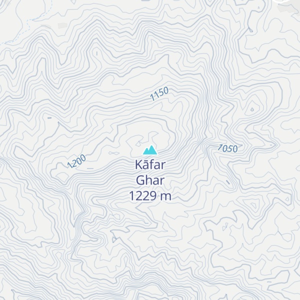 Map of Kāfar Ghar