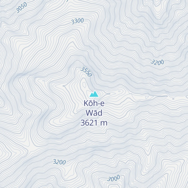 Map of Kōh-e Wād
