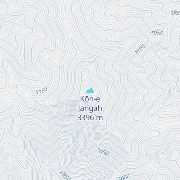 Map of Kōh-e Jangah