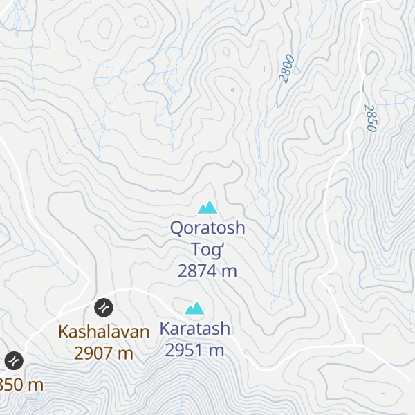 Map of Qoratosh Tog‘
