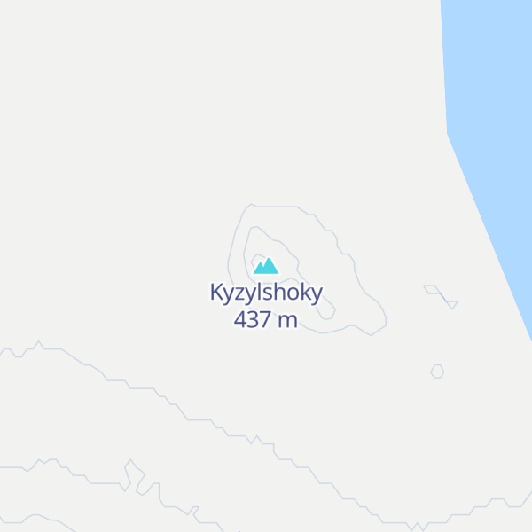 Map of Kyzylshoky
