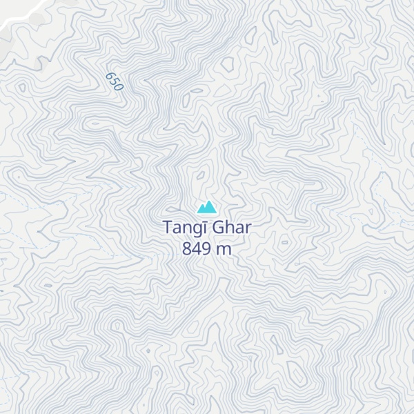 Map of Tangī Ghar